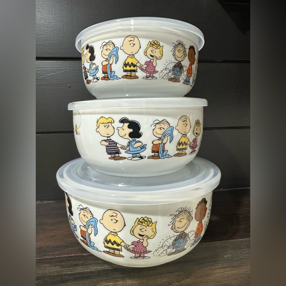 Peanuts Character Food Storage Set - White